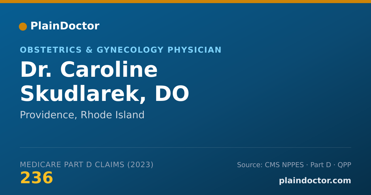 Shareable card for Caroline Skudlarek, DO - Obstetrics & Gynecology Physician, Providence, RI