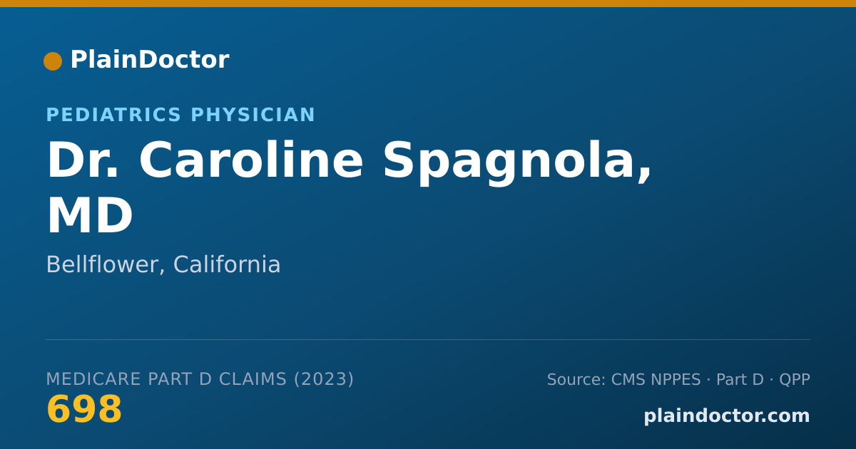 Shareable card for Caroline Spagnola, MD - Pediatrics Physician, Bellflower, CA