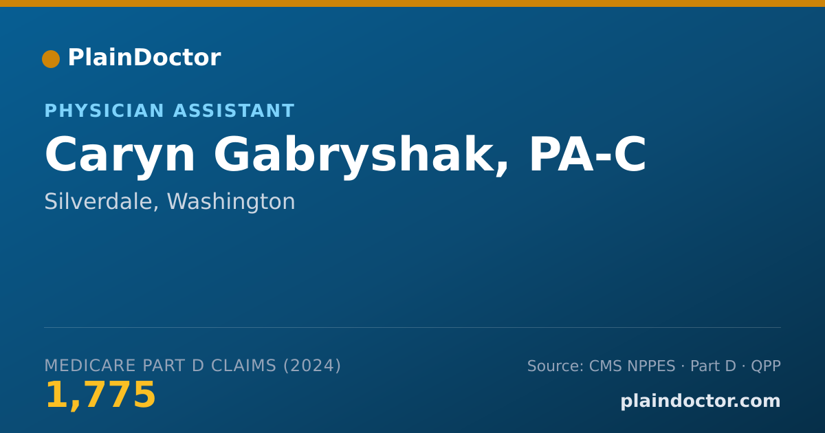 Shareable card for Caryn Gabryshak, PA-C - Physician Assistant, Silverdale, WA