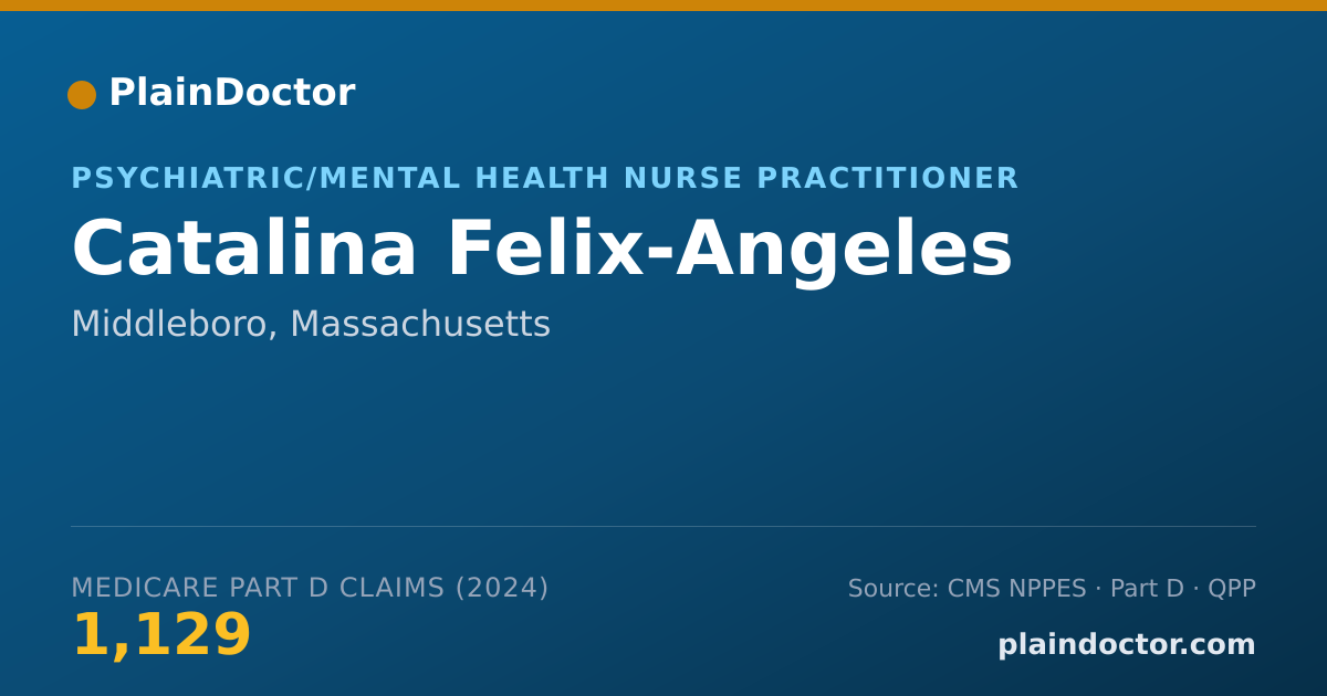 Shareable card for Catalina Felix-Angeles - Registered Nurse, Middleboro, MA