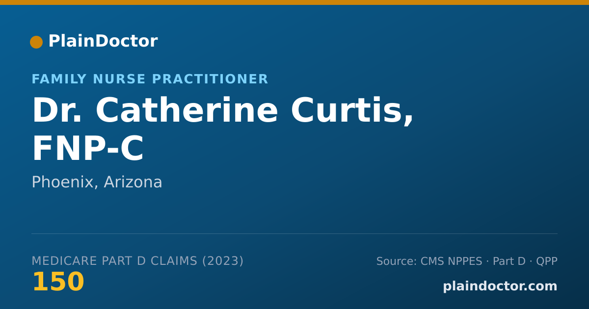 Shareable card for Catherine Curtis, FNP-C - Family Nurse Practitioner, Phoenix, AZ