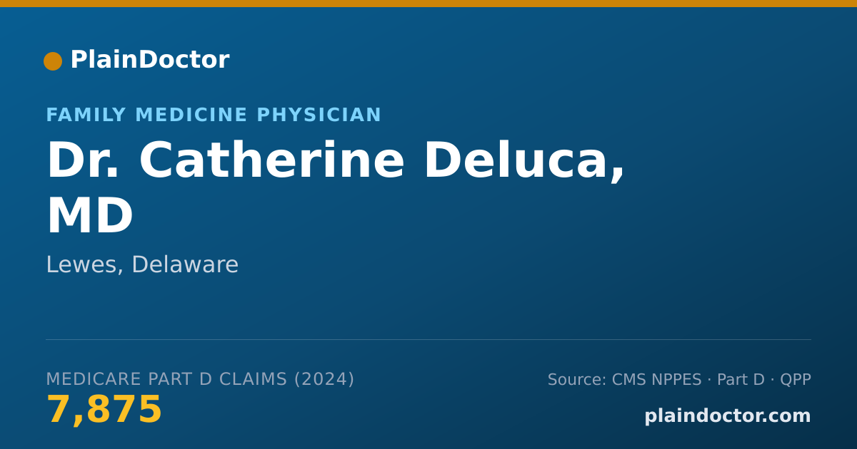Shareable card for Catherine Deluca, MD - Family Medicine Physician, Lewes, DE