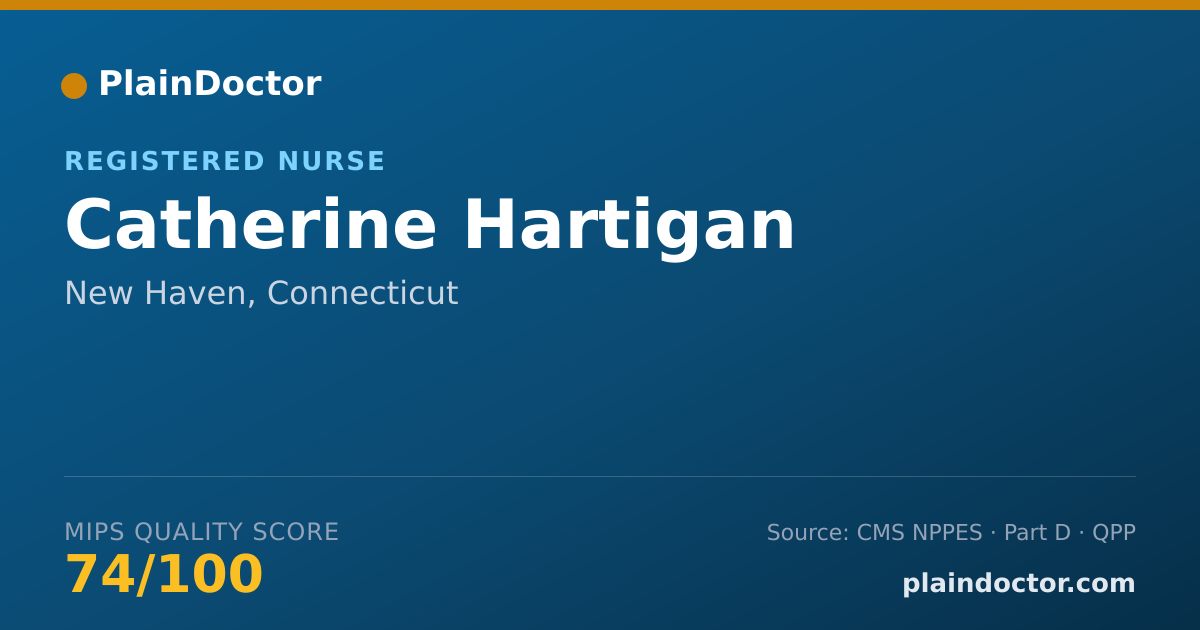 Shareable card for Catherine Hartigan - Registered Nurse, New Haven, CT