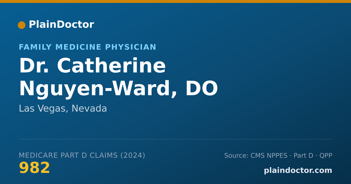 Shareable card for Catherine Nguyen-Ward, DO - Family Medicine Physician, Las Vegas, NV