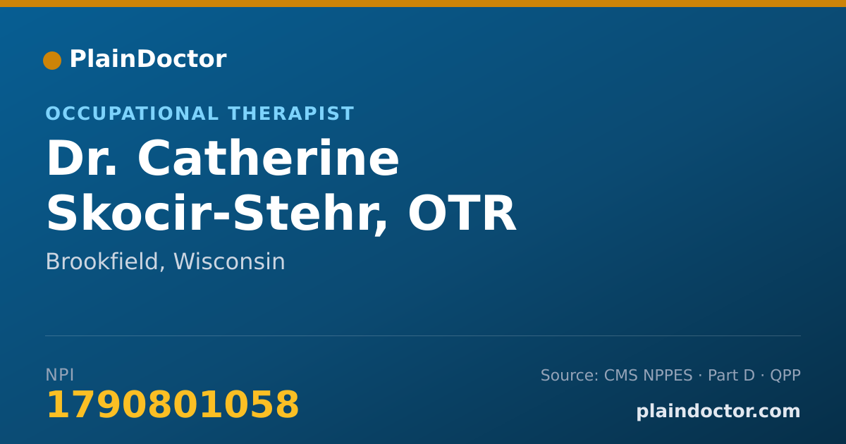 Shareable card for Catherine Skocir-Stehr, OTR - Occupational Therapist, Brookfield, WI