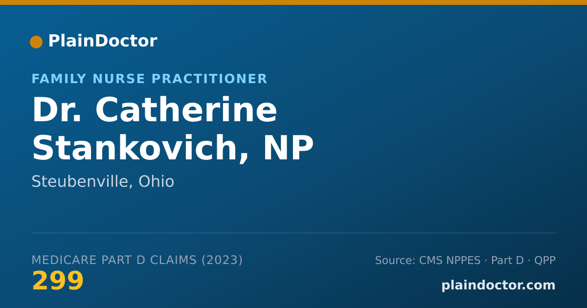 Shareable card for Catherine Stankovich, NP - Family Nurse Practitioner, Steubenville, OH