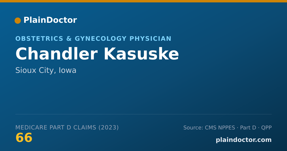 Shareable card for Chandler Kasuske - Obstetrics & Gynecology Physician, Sioux City, IA
