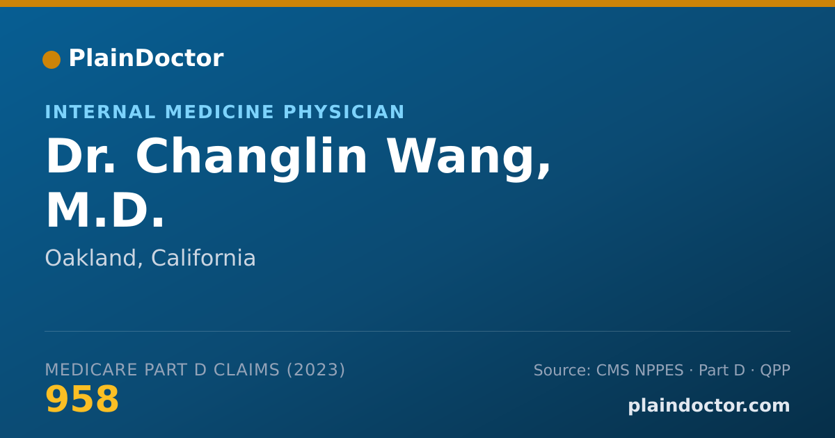 Shareable card for Changlin Wang, M.D. - Internal Medicine Physician, Oakland, CA