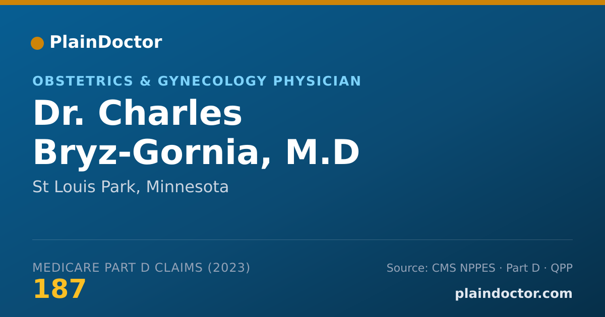 Shareable card for Charles Bryz-Gornia, M.D - Obstetrics & Gynecology Physician, St Louis Park, MN