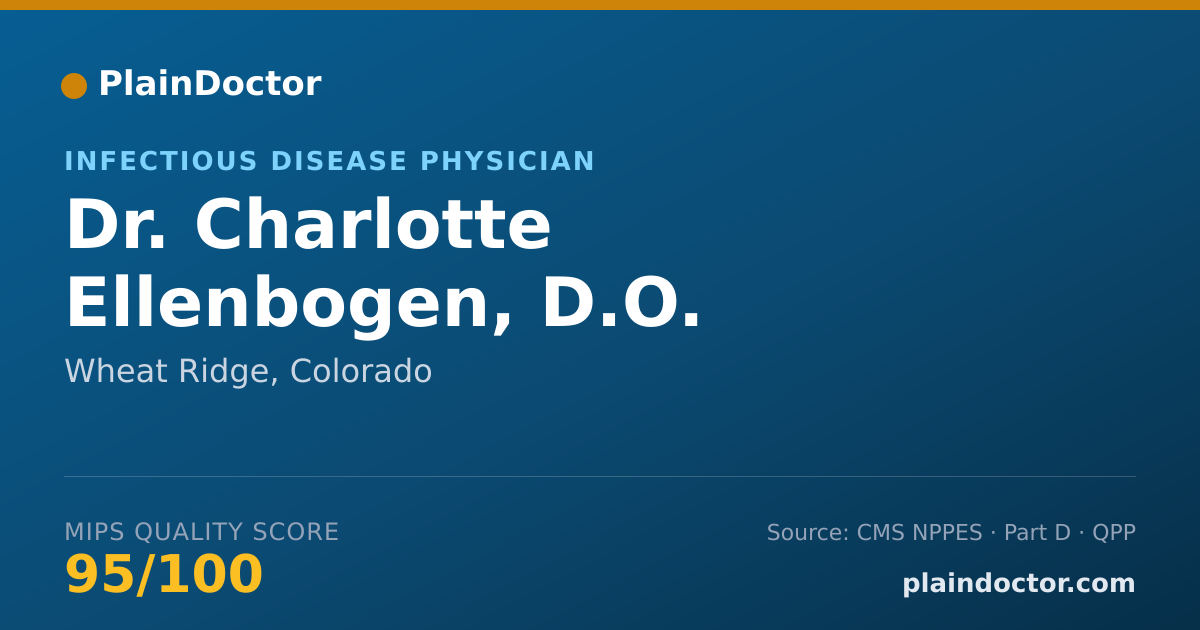 Shareable card for Charlotte Ellenbogen, D.O. - Infectious Disease Physician, Wheat Ridge, CO