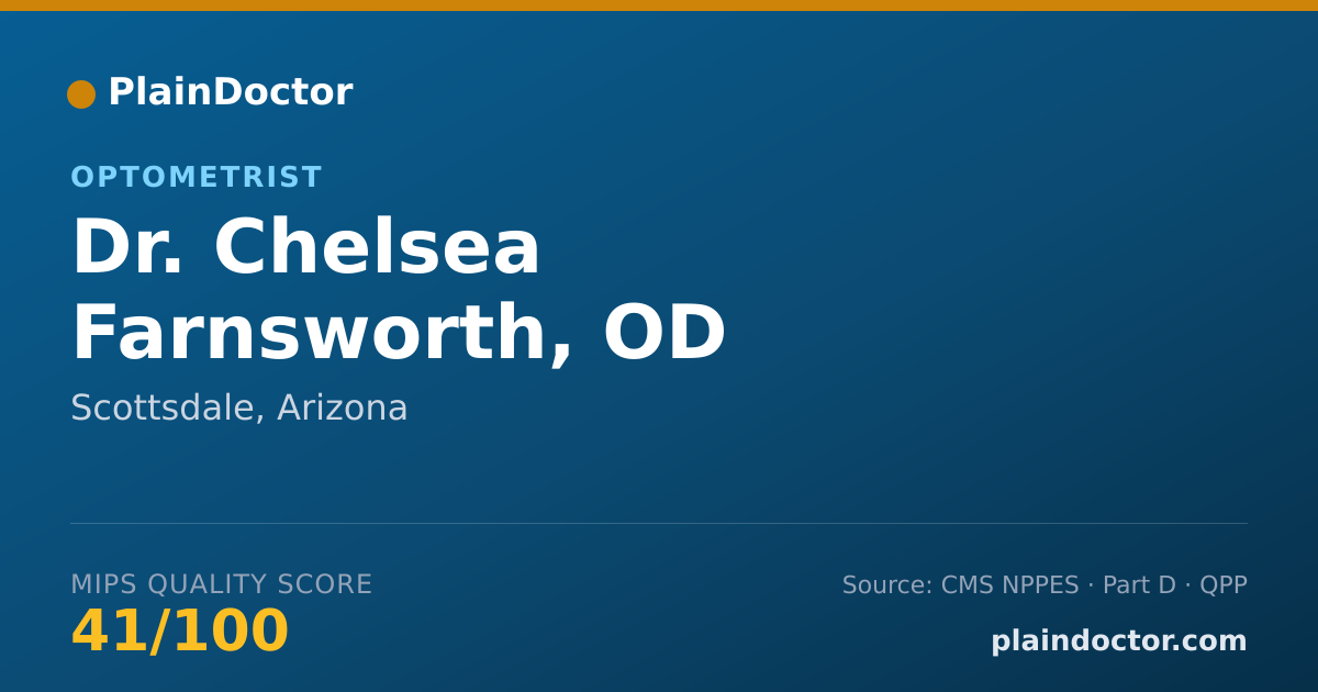 Shareable card for Chelsea Farnsworth, OD - Optometrist, Scottsdale, AZ