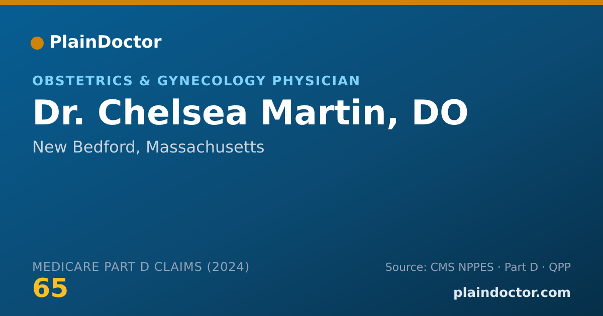 Shareable card for Chelsea Martin, DO - Obstetrics & Gynecology Physician, New Bedford, MA