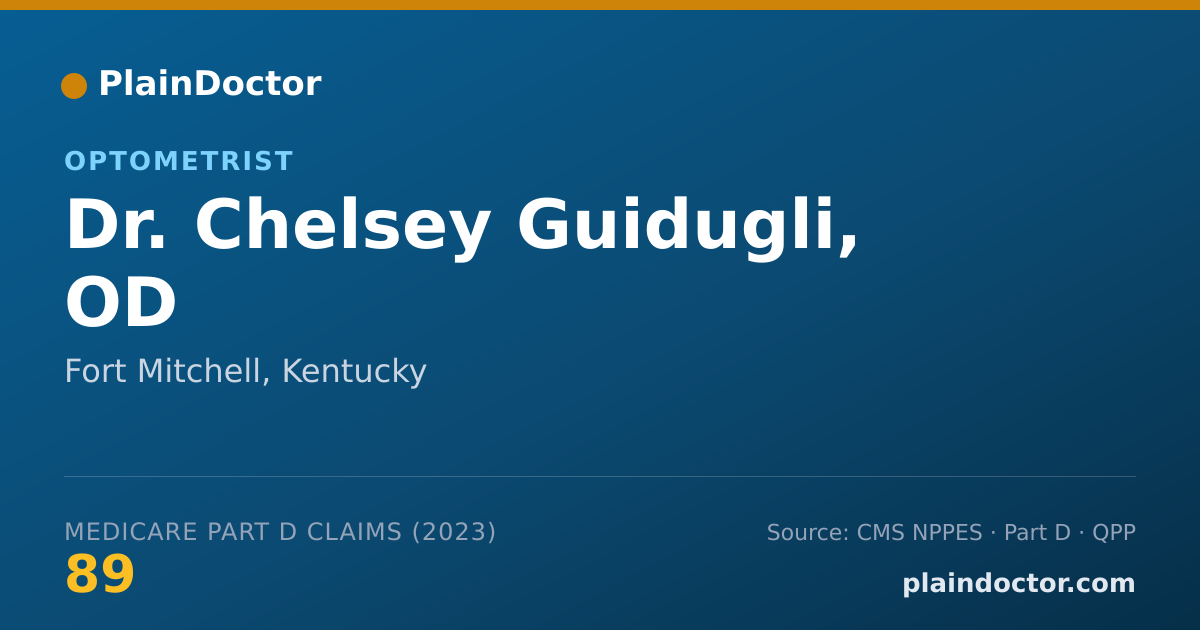 Shareable card for Chelsey Guidugli, OD - Optometrist, Fort Mitchell, KY