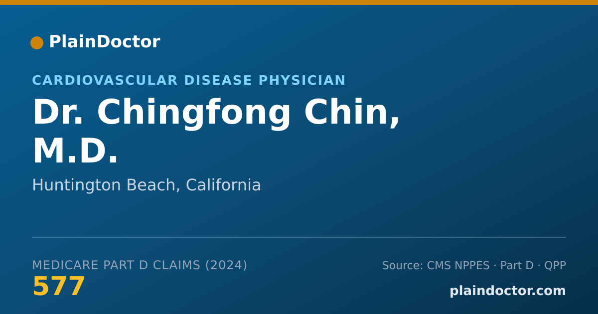 Shareable card for Chingfong Chin, M.D. - Cardiovascular Disease Physician, Huntington Beach, CA