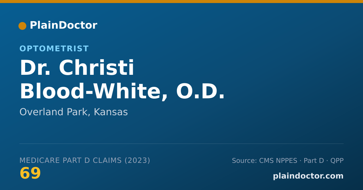 Shareable card for Christi Blood-White, O.D. - Optometrist, Overland Park, KS