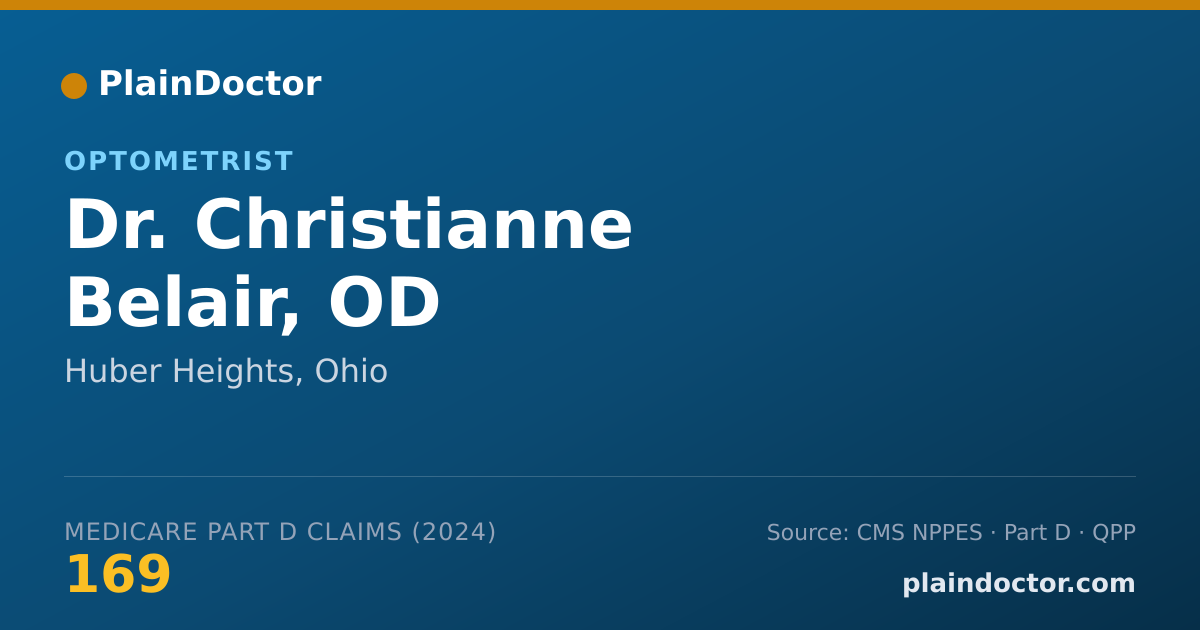 Shareable card for Christianne Belair, OD - Optometrist, Huber Heights, OH