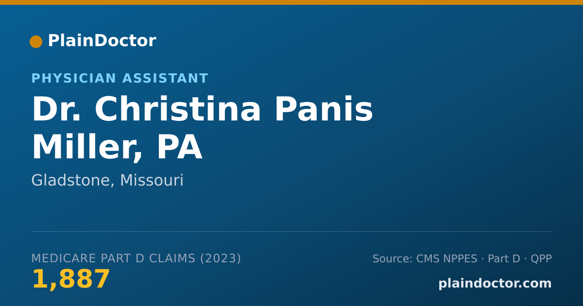 Shareable card for Christina Panis Miller, PA - Physician Assistant, Gladstone, MO