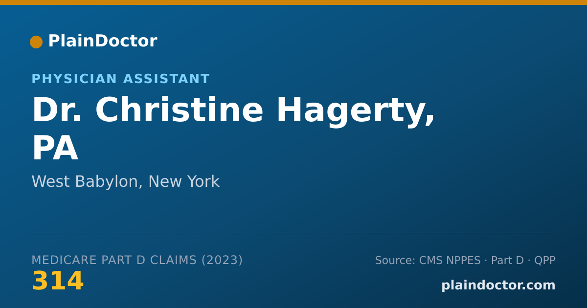 Shareable card for Christine Hagerty, PA - Physician Assistant, West Babylon, NY