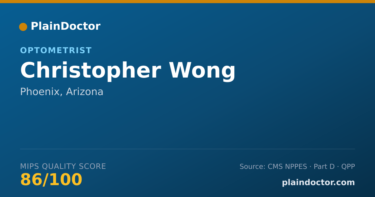 Shareable card for Christopher Wong - Student in an Organized Health Care Education/Training Program, Manchester, NH