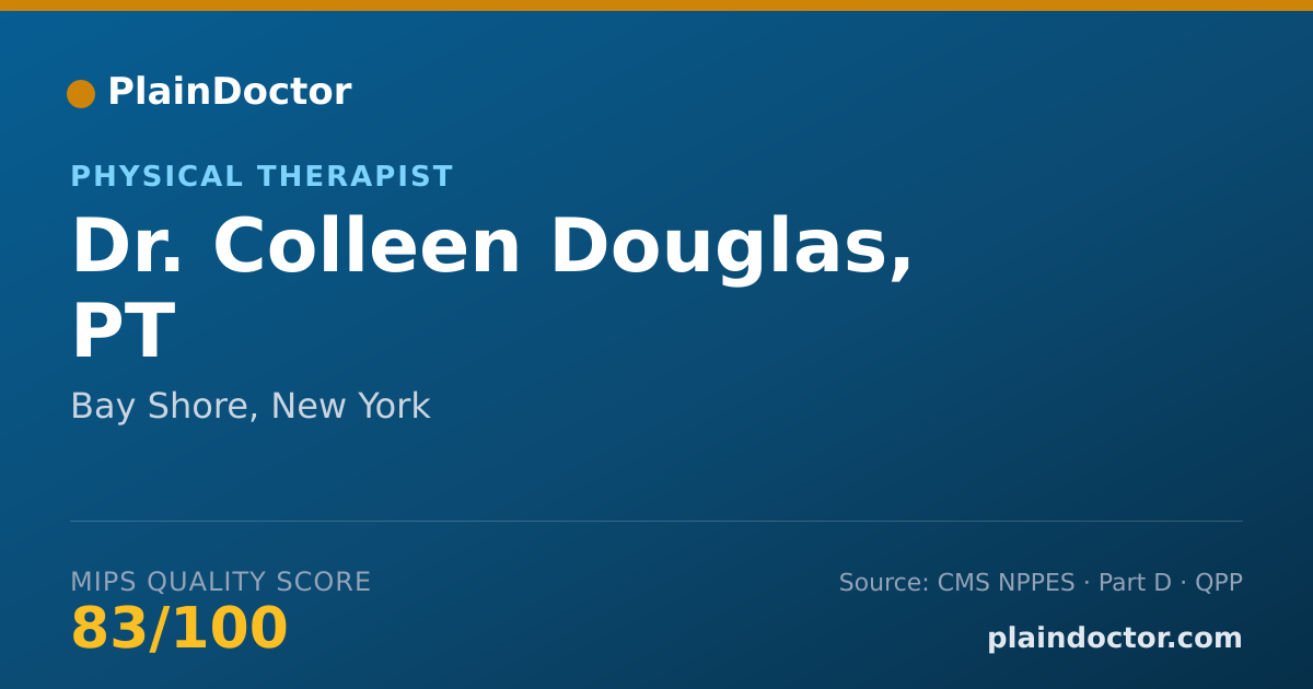 Shareable card for Colleen Douglas, PT - Physical Therapist, Bay Shore, NY