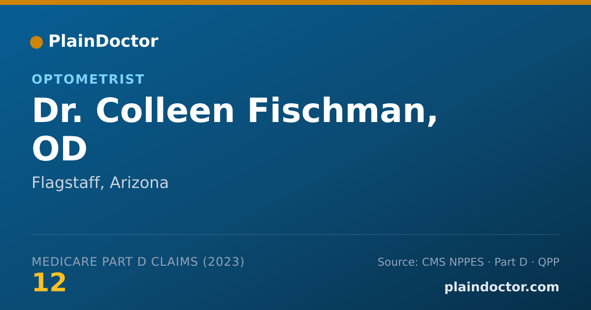 Shareable card for Colleen Fischman, OD - Optometrist, Flagstaff, AZ