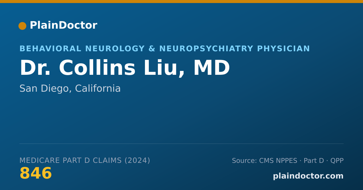 Shareable card for Collins Liu, MD - Diagnostic Neuroimaging (Psychiatry & Neurology) Physician, San Diego, CA