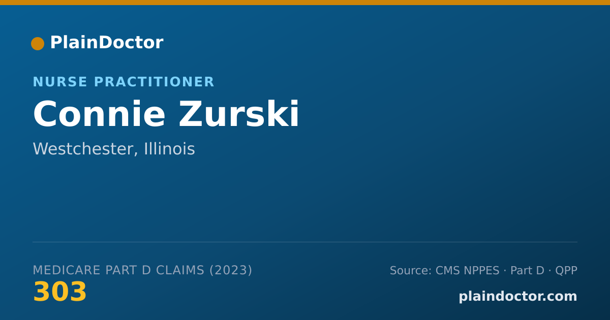Shareable card for Connie Zurski - Nurse Practitioner, Westchester, IL