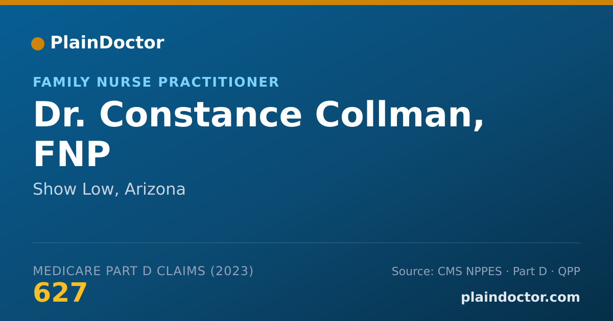 Shareable card for Constance Collman, FNP - Family Nurse Practitioner, Show Low, AZ