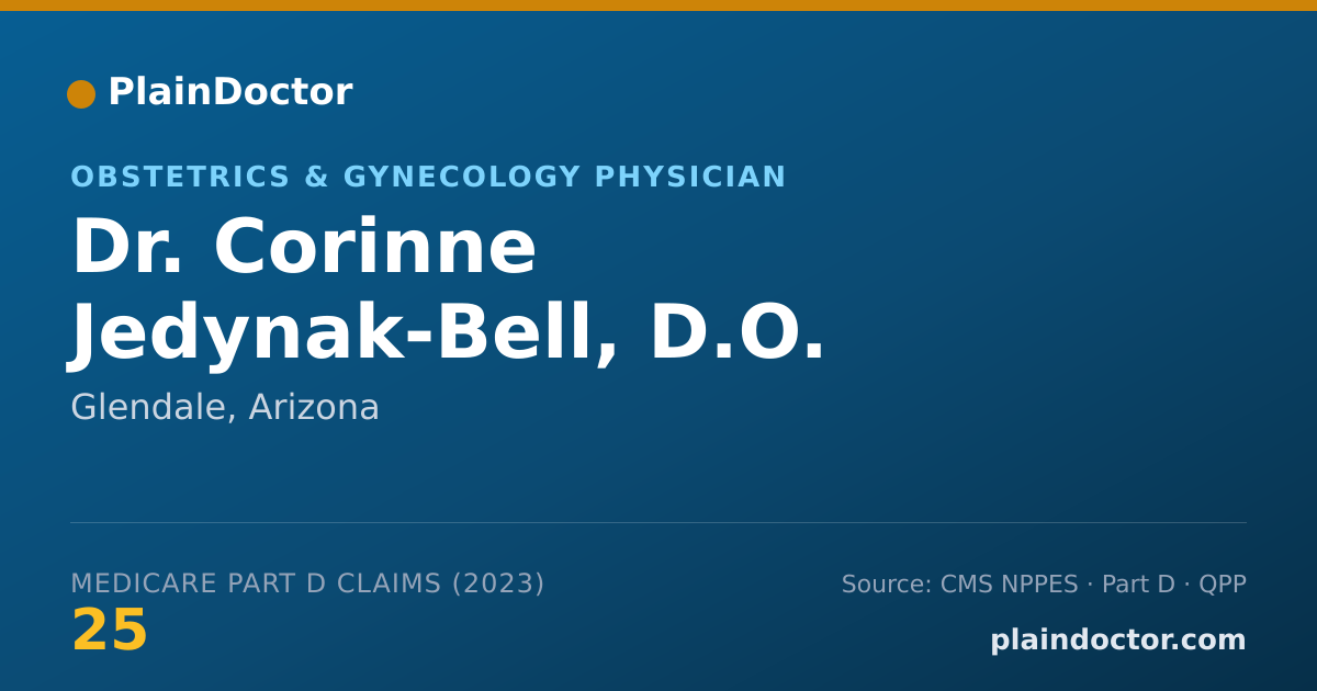 Shareable card for Corinne Jedynak-Bell, D.O. - Obstetrics & Gynecology Physician, Glendale, AZ