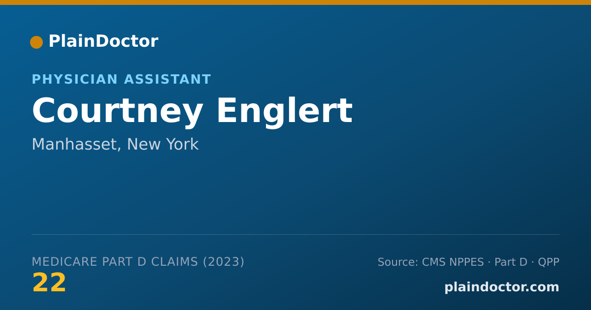 Shareable card for Courtney Englert - Physician Assistant, Manhasset, NY