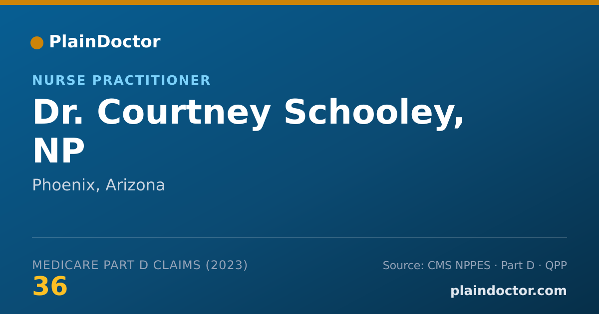 Shareable card for Courtney Schooley, NP - Nurse Practitioner, Phoenix, AZ