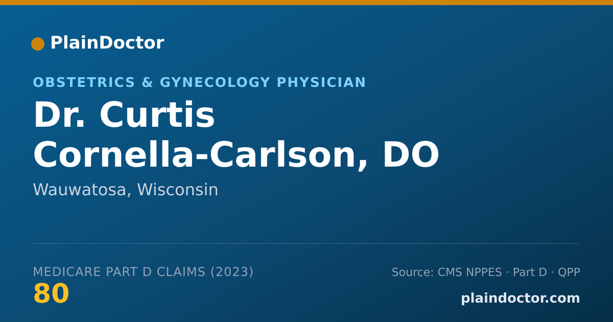 Shareable card for Curtis Cornella-Carlson, DO - Obstetrics & Gynecology Physician, Wauwatosa, WI