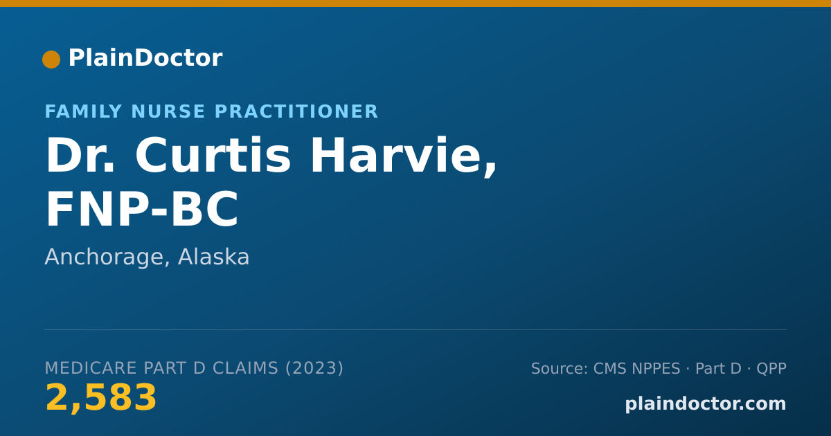 Shareable card for Curtis Harvie, FNP-BC - Family Nurse Practitioner, Anchorage, AK
