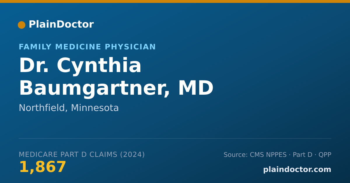 Shareable card for Cynthia Baumgartner, MD - Family Medicine Physician, Northfield, MN