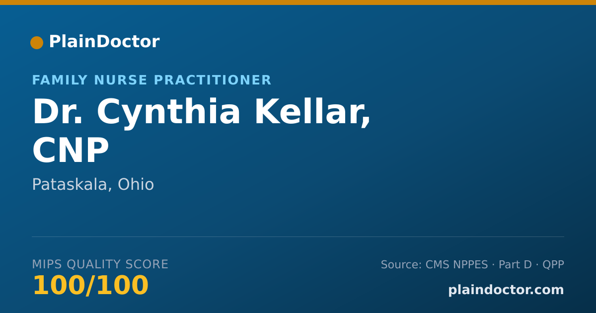 Shareable card for Cynthia Kellar, CNP - Family Nurse Practitioner, Pataskala, OH
