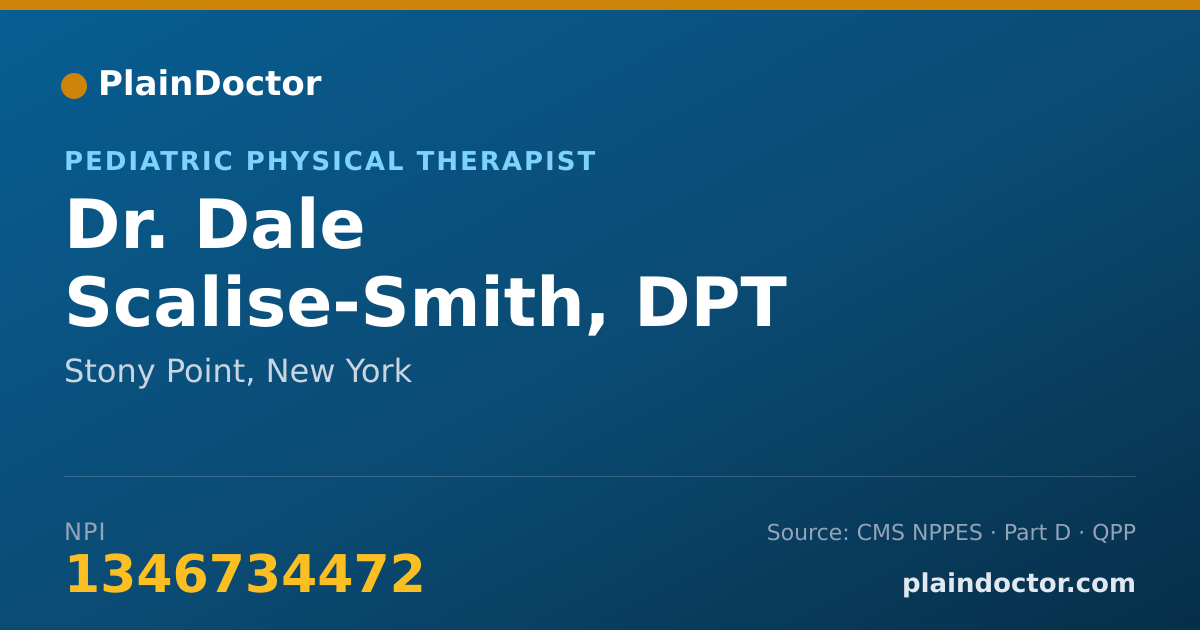 Shareable card for Dale Scalise-Smith, DPT - Pediatric Physical Therapist, Stony Point, NY