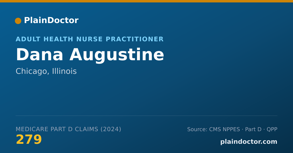 Shareable card for Dana Augustine - Adult Health Nurse Practitioner, Chicago, IL