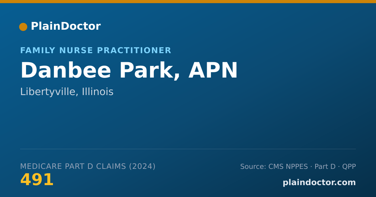 Shareable card for Danbee Park, APN - Family Nurse Practitioner, Libertyville, IL