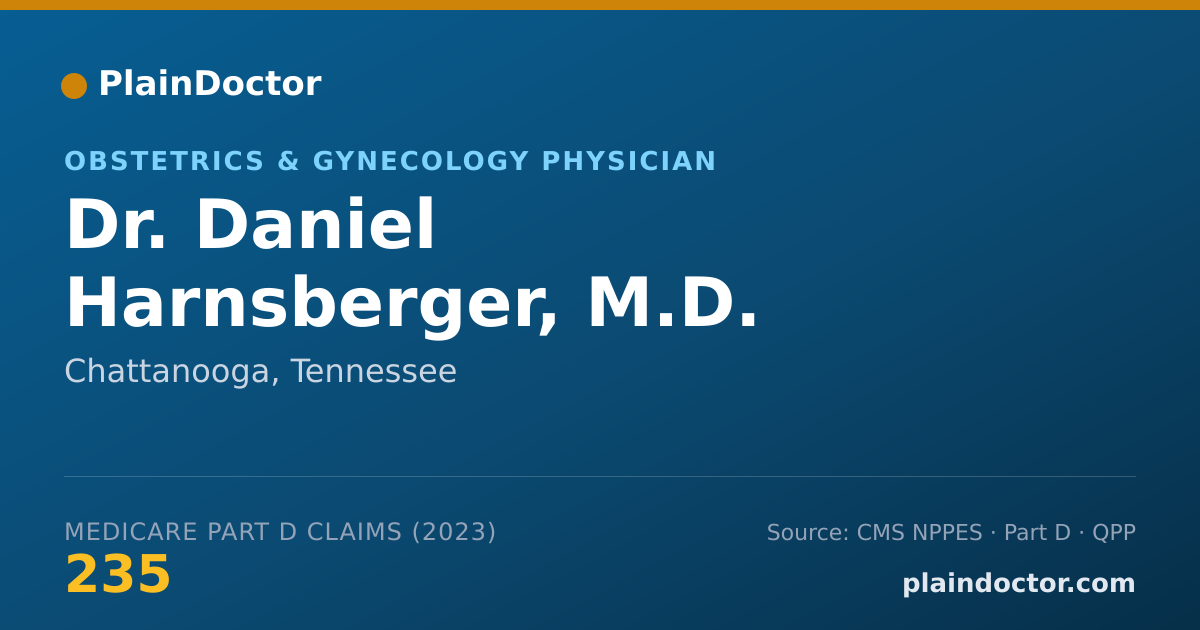 Shareable card for Daniel Harnsberger, M.D. - Obstetrics & Gynecology Physician, Chattanooga, TN