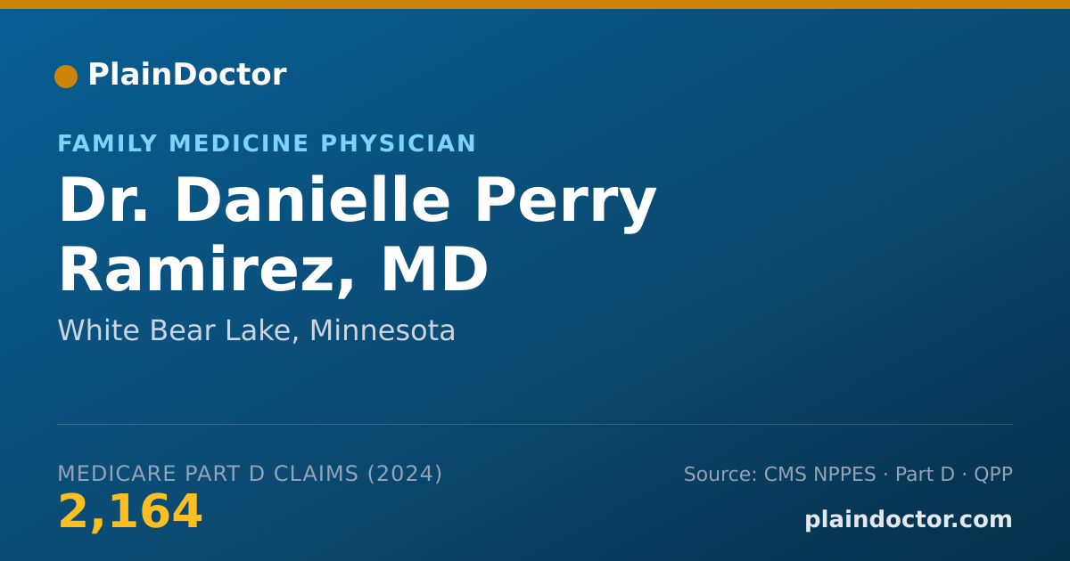 Shareable card for Danielle Perry Ramirez, MD - Family Medicine Physician, White Bear Lake, MN
