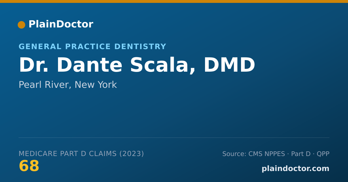 Shareable card for Dante Scala, DMD - General Practice Dentistry, Pearl River, NY