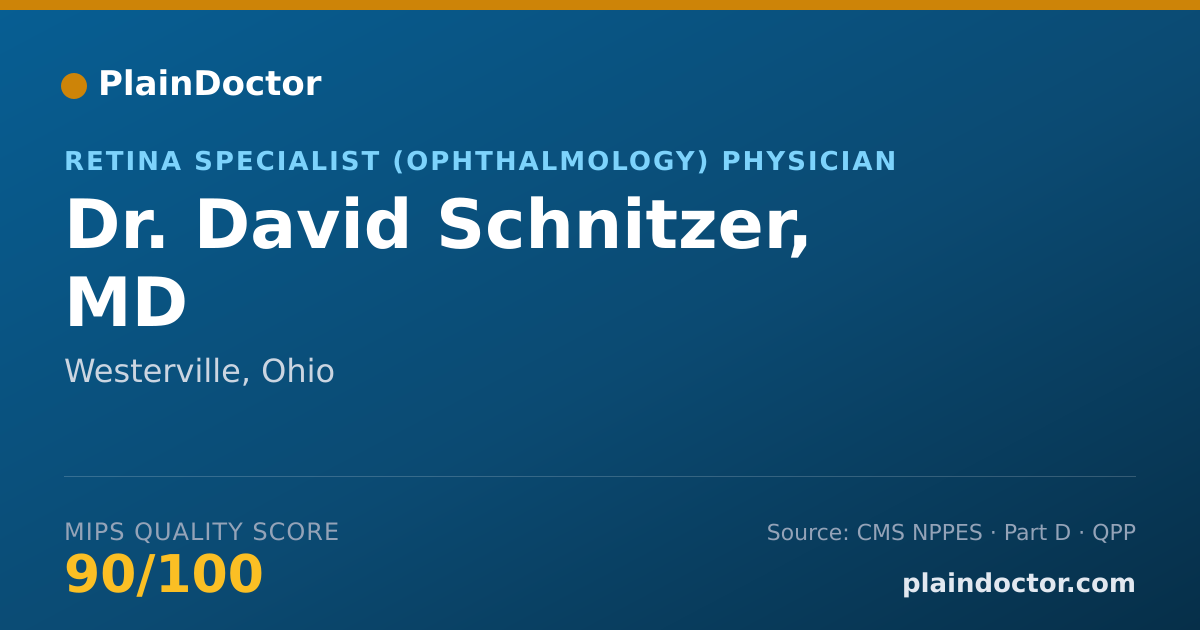 Shareable card for David Schnitzer, MD - Retina Specialist (Ophthalmology) Physician, Westerville, OH