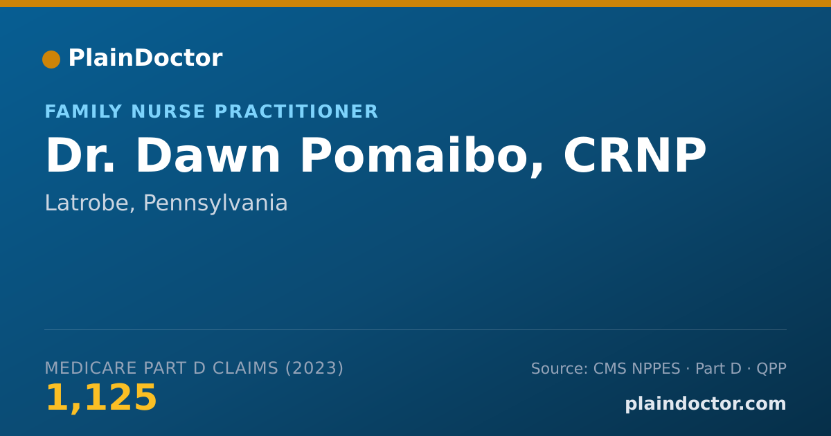 Shareable card for Dawn Pomaibo, CRNP - Family Nurse Practitioner, Latrobe, PA