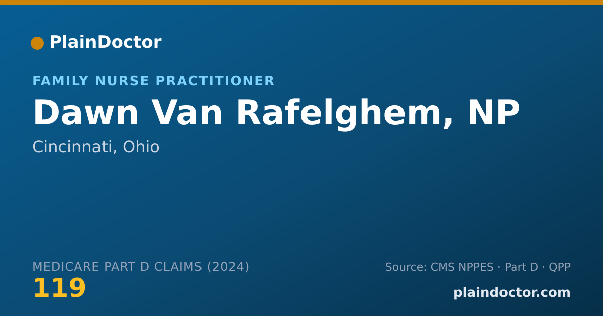 Shareable card for Dawn Van Rafelghem, NP - Family Nurse Practitioner, Cincinnati, OH