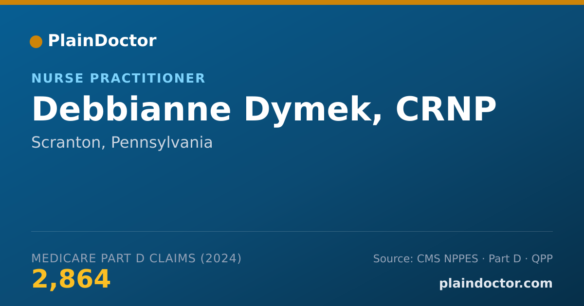 Shareable card for Debbianne Dymek, CRNP - Family Nurse Practitioner, Scranton, PA