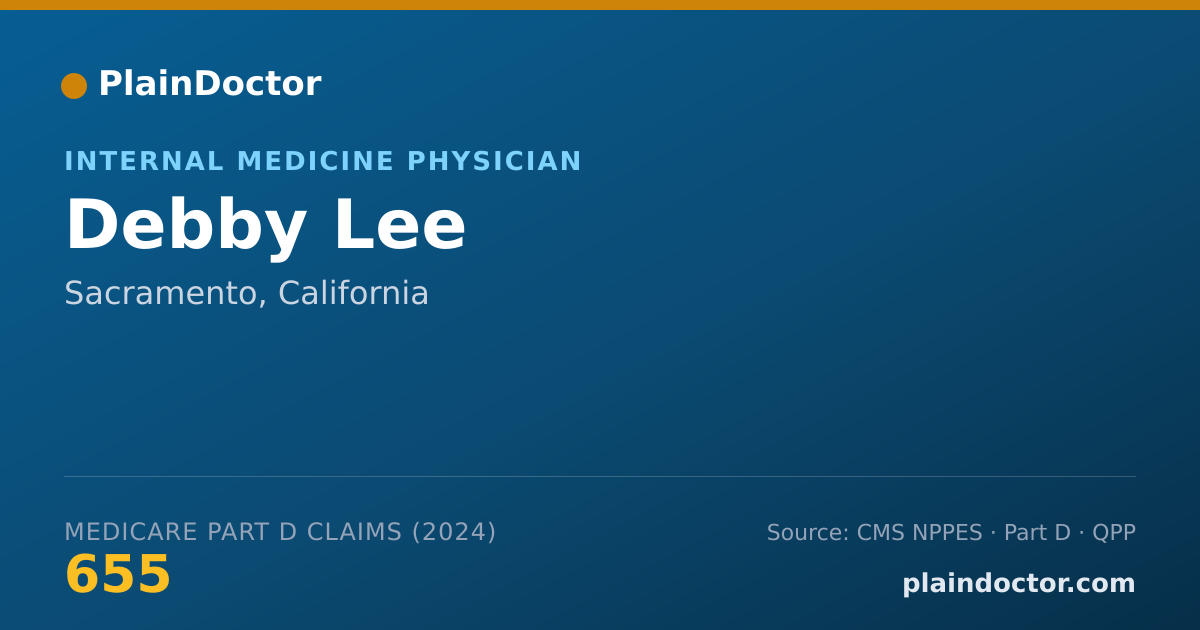 Shareable card for Debby Lee - Student in an Organized Health Care Education/Training Program, Sacramento, CA