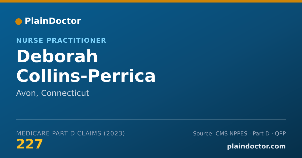 Shareable card for Deborah Collins-Perrica - Nurse Practitioner, Avon, CT
