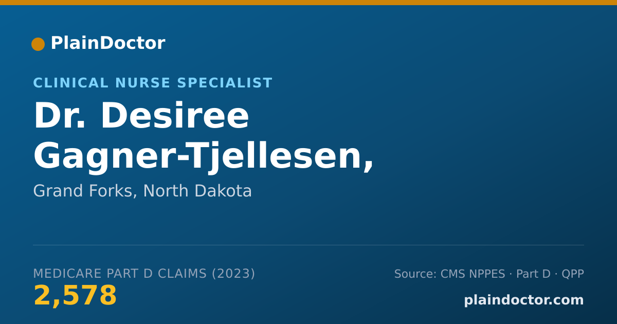 Shareable card for Desiree Gagner-Tjellesen, RNCS,APRN,BC - Clinical Nurse Specialist, Grand Forks, ND