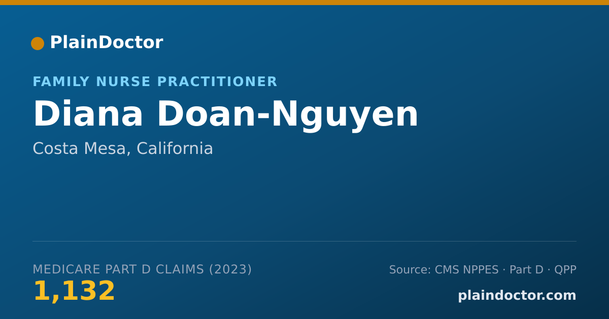 Shareable card for Diana Doan-Nguyen - Family Nurse Practitioner, Costa Mesa, CA