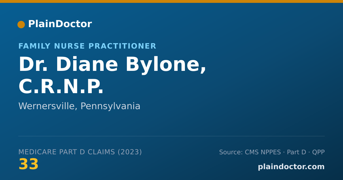 Shareable card for Diane Bylone, C.R.N.P. - Family Nurse Practitioner, Wernersville, PA